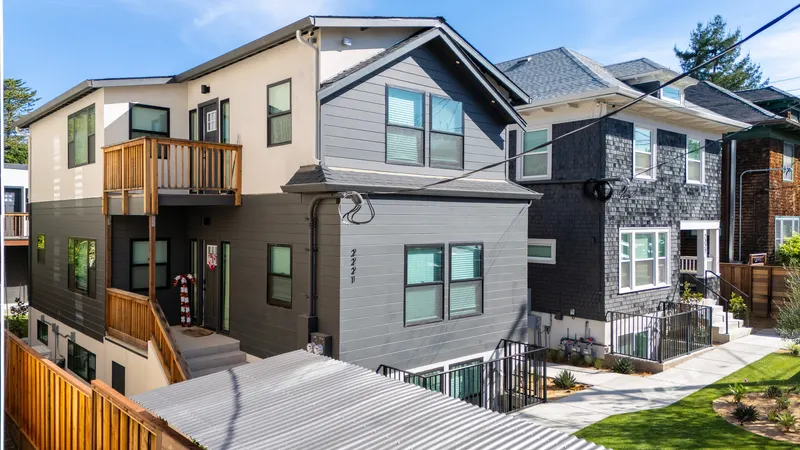 Multifamily apartment building exterior